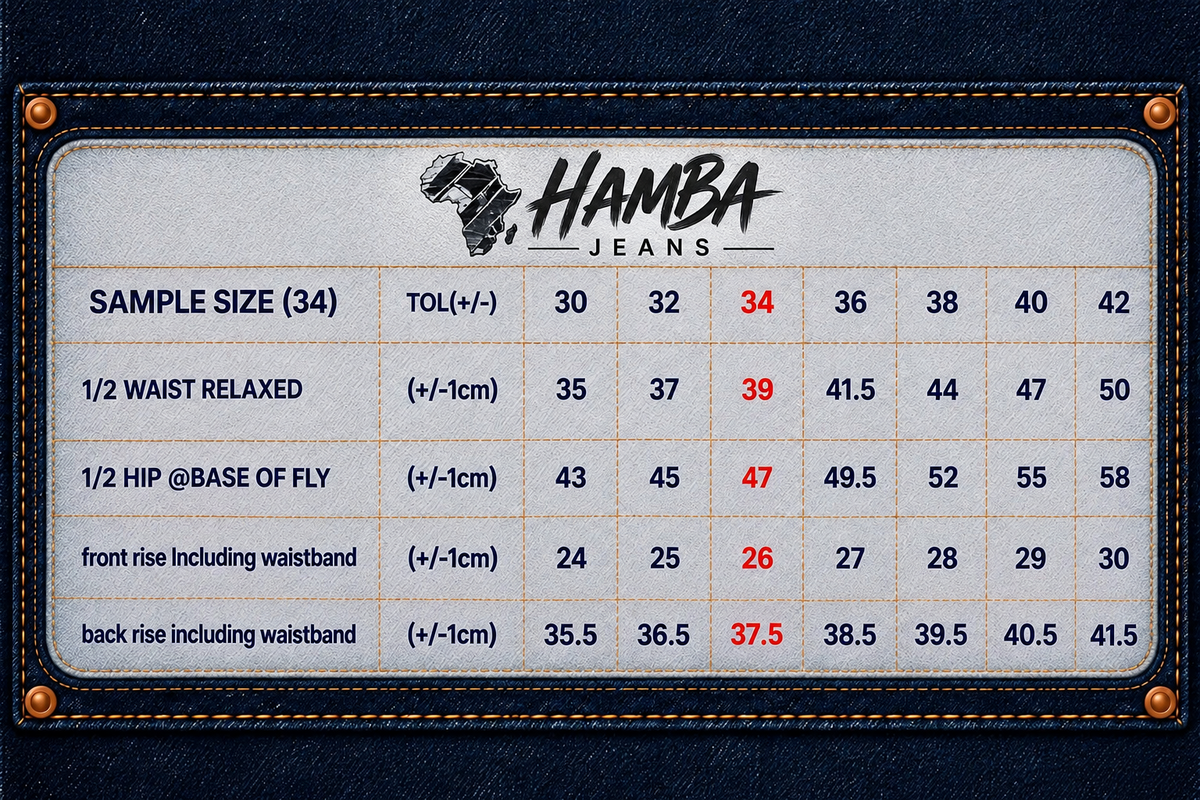 Sizing Chart - for the perfect fit!