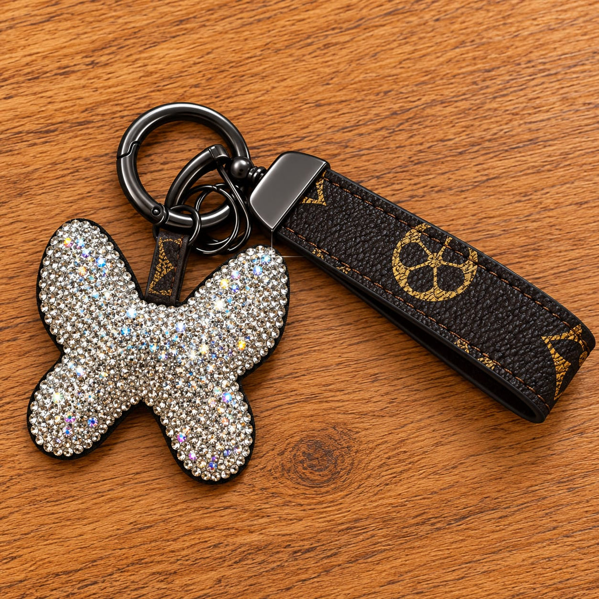Leather Stud Keyrings