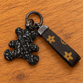 Leather Stud Keyrings