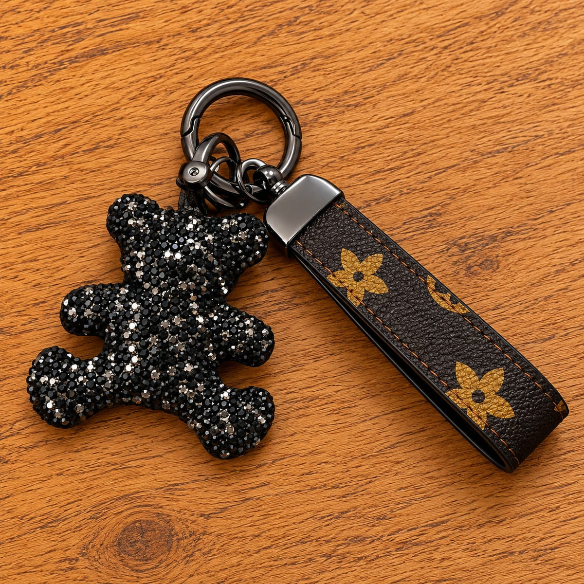 Leather Stud Keyrings