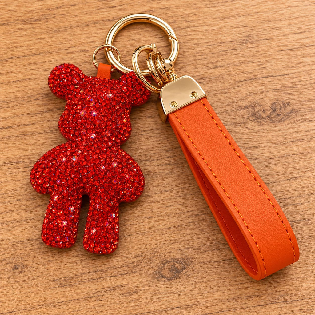 Leather Stud Keyrings