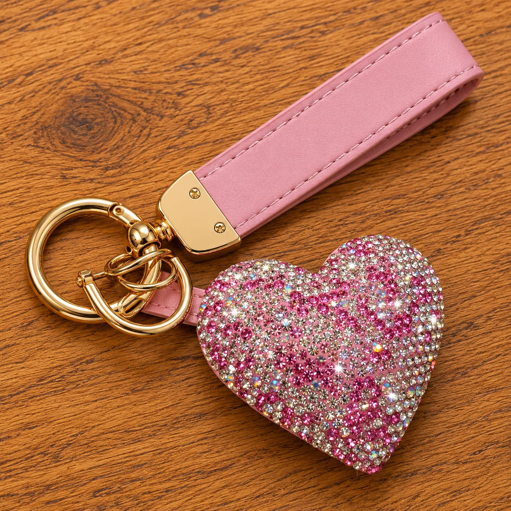 Leather Stud Keyrings