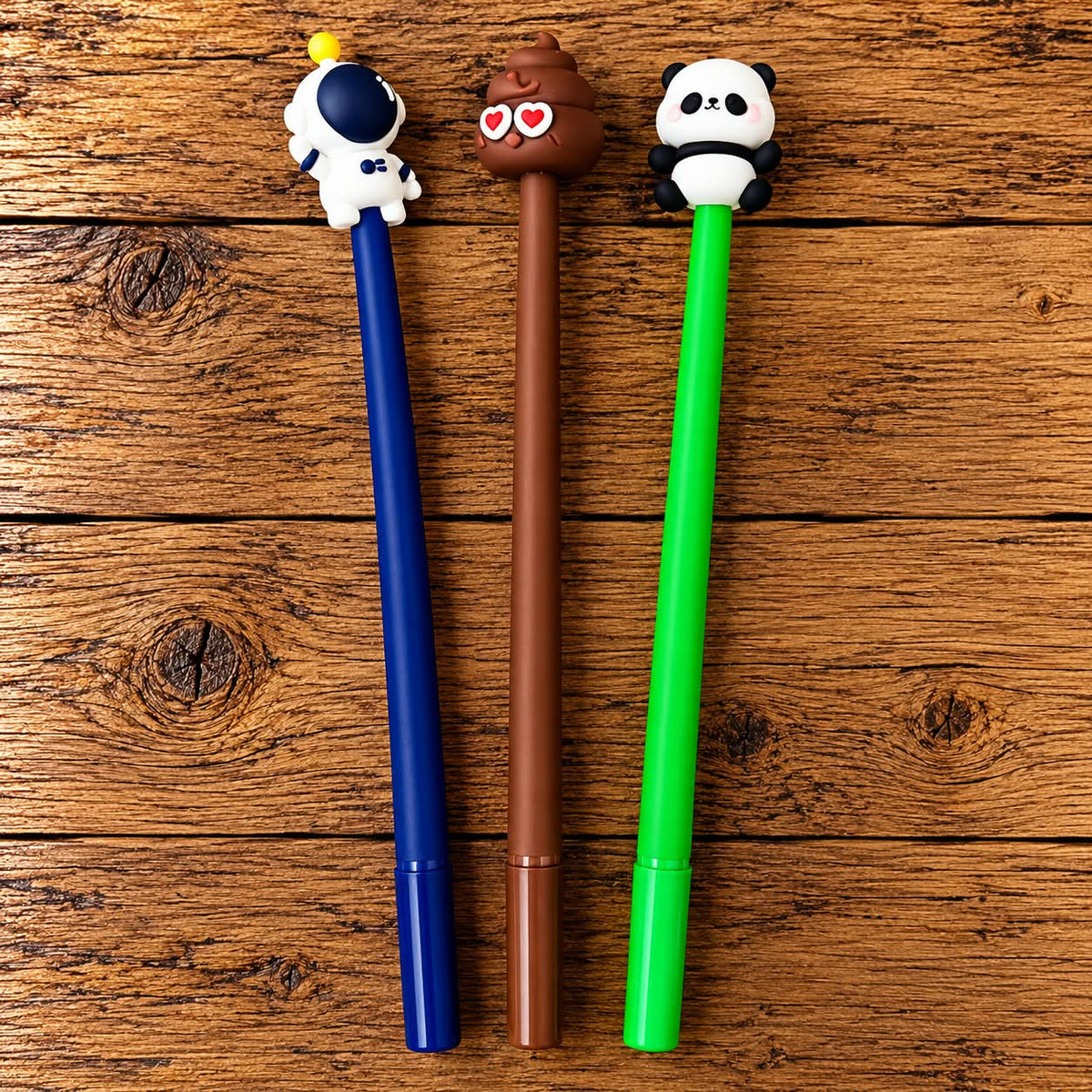 3 Pack Silicon Cute Pens